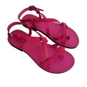 sandalo donna fucsia salento