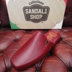 pantofola classica in pelle bordeaux