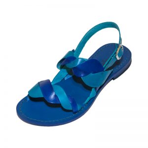 Women's Acaya Strappy sandals in Blue Turquoise